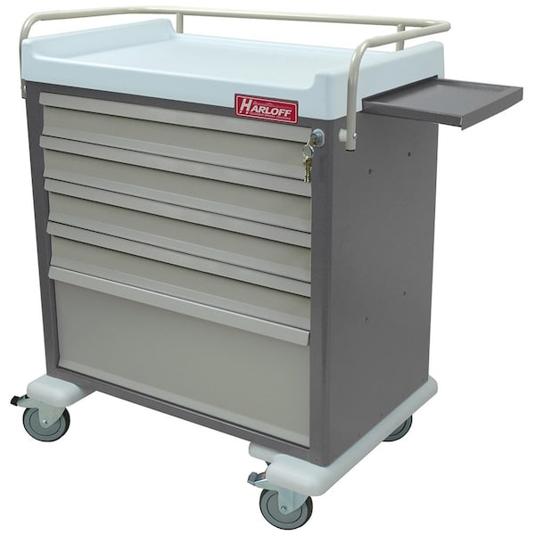 Medication Carts OptimAL Line Cart, Holds 64 Multi-dose Bins with 20 in Self Closing Slides AL64MDBIN - main